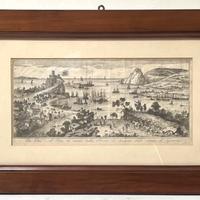 ANTICA STAMPA originale " LERICI " LA SPEZIA