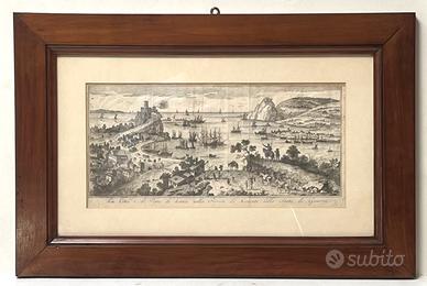 ANTICA STAMPA originale " LERICI " LA SPEZIA