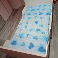 struttura letto e materasso allungabile ikea