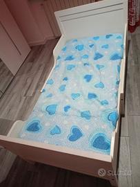 struttura letto e materasso allungabile ikea