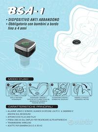 dispositivo antiabbandono segnalatore bimbo a bord