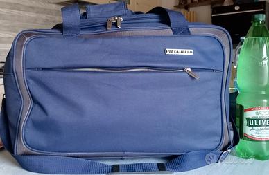 Borsone da viaggio Pittarello blu con tracolla