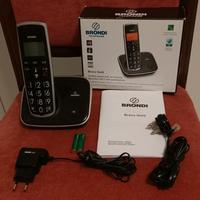 Brondi Bravo Gold telefono fisso con cordless 