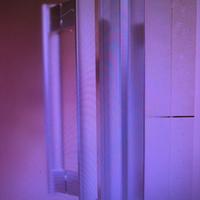 Porta doccia 120 cm scorrevole reversibile vetro 6