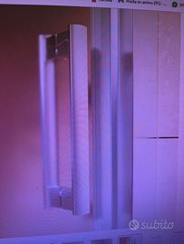 Porta doccia 120 cm scorrevole reversibile vetro 6