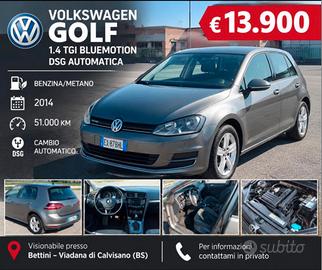 VOLKSWAGEN GOLF 1.4 TGI BENZINA-METANO