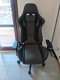 Sedia in tessuto da gaming/ufficio