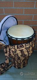 Djembe Ashiko in legno lavorato