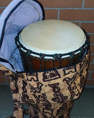 Djembe Ashiko in legno lavorato