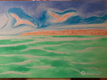 tela "Paesaggio marino "