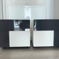 Comodini moderni con ruote