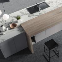 Cucine su Progettazione  ✏ LINEARE 300 cm con Gola