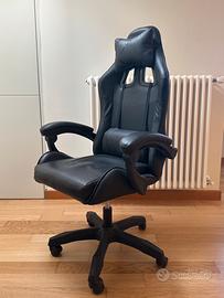 Sedia da gaming o ufficio nera