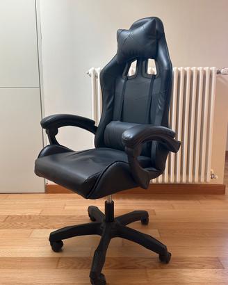 Sedia da gaming o ufficio nera