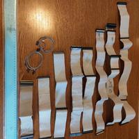 Lotto di 10 CAVI PIATTINE bus IDE per pc vintage a