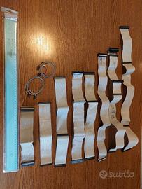 Lotto di 10 CAVI PIATTINE bus IDE per pc vintage a