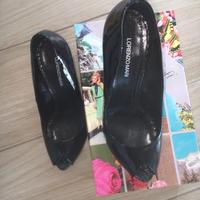 Scarpa open toe di vernice n41