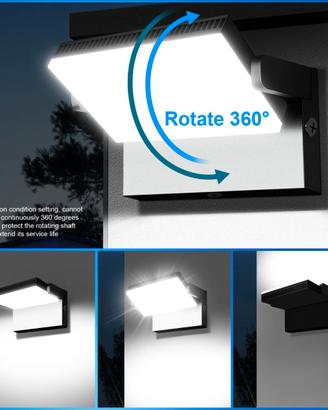 LEMO Applique LED da Esterno 150W 6000K