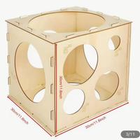 Struttura in legno per dimensione dei palloncini