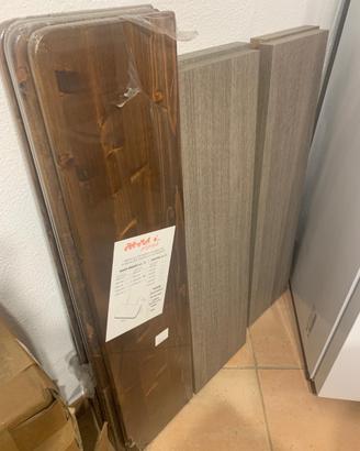 Mensole in legno massello