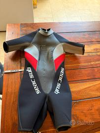 Muta 3 mm M SEAC SUB, pezzo unico, mezze maniche