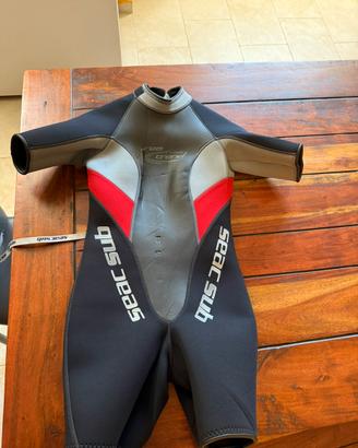 Muta 3 mm M SEAC SUB, pezzo unico, mezze maniche