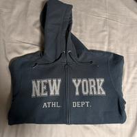 Felpa Kariban uomo con zip - Taglia M