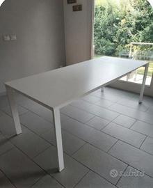 Tavolo bianco allungabile 160(210)x90