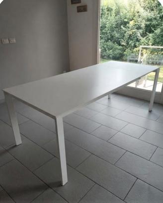 Tavolo bianco allungabile 160(210)x90