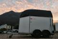 Trailer van trasporto cavalli in allu