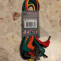 Set da 6 cavi patch mono colorati da 60 cm