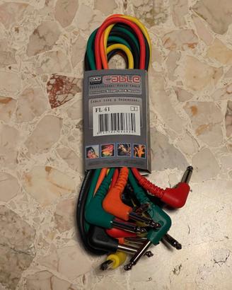 Set da 6 cavi patch mono colorati da 60 cm