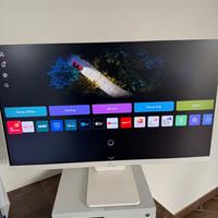 Tv LG 27SR50F Smart Monitor 27" Full HD LED bianco