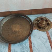 Vassoi Marocchini d'epoca in ottone 