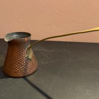 Bricco in rame martellato d’epoca – punzone LC5