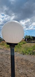 palla per palo luce da giardino