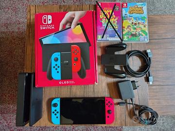 Nintendo Switch OLED+Animal Crossing-New Horizons