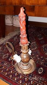 Porta candela antico