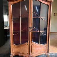 Stupenda vetrina libreria in stile Chippendale