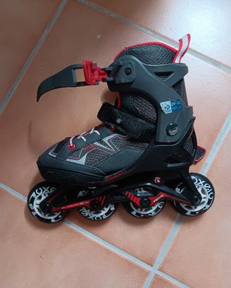 Pattini in linea bambino + casco