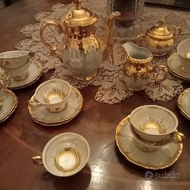 Servizio Caffè Vintage  porcellana madreperla/oro