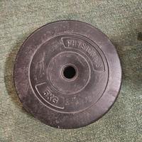 4 dischi gommati da 5 kg