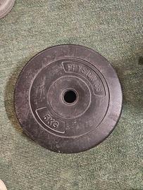 4 dischi gommati da 5 kg