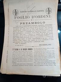 Foglio d' Ordini del PNF