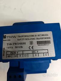 Trasformatore di sicurezza 160VA 400-230/12-0-12V