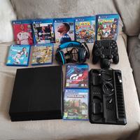 PS4 Pro 1 Tera +volante+ accessori +videogiochi 