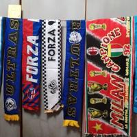 lotto sciarpe calcio 10 pezzi