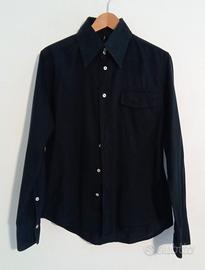 Camicia nera vintage uomo Guess jeans L 