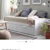 Letto divano IKEA BRIMNES + materasso – come nuovi