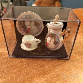 Set da tè in miniatura imperatrice Sissi